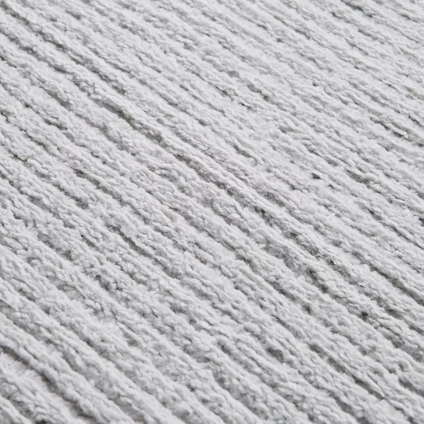 Modern Textured Rug – Light Grey (150x200 cm)