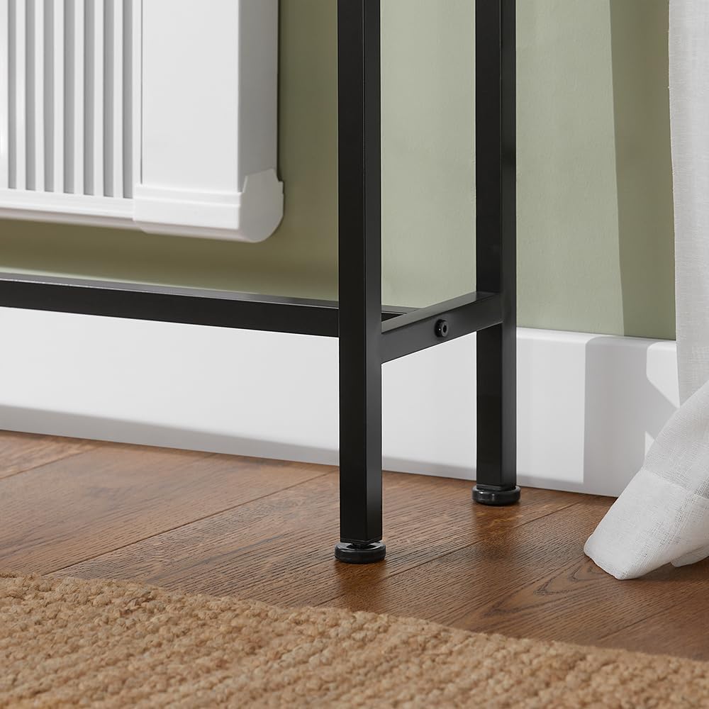 Slim Console Table – Black and Beige (120 cm)