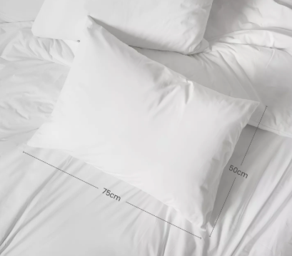 White Microfiber Pillow (50x75 cm)