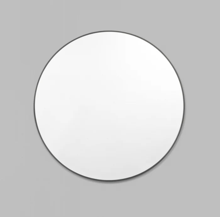 Round Wall Mirror – Black Frame
