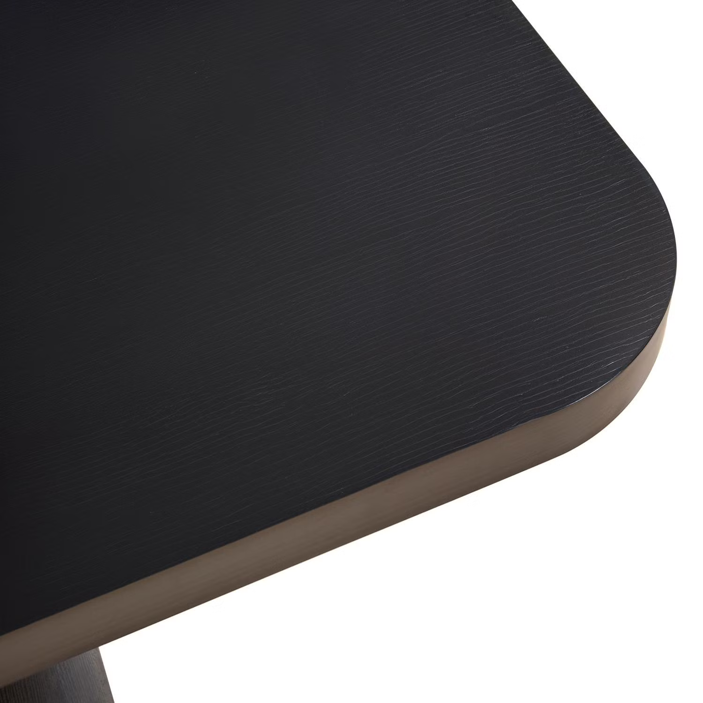 6-Seater Rectangular Dining Table – Black (220x100 cm)