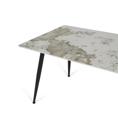 6-Seater Ceramic Dining Table (160x90 cm)
