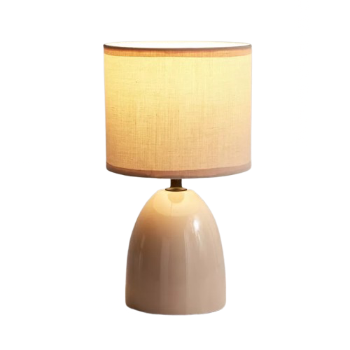 Beige Ceramic Table Lamp