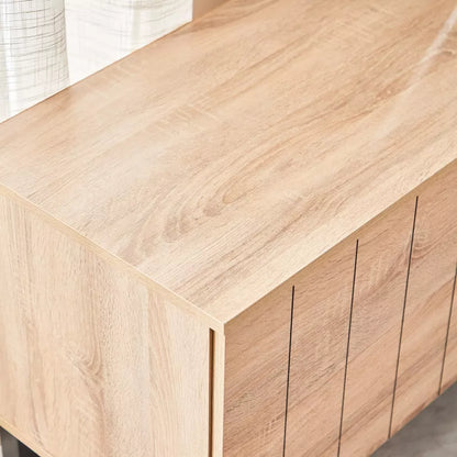Wooden TV Stand with Storage