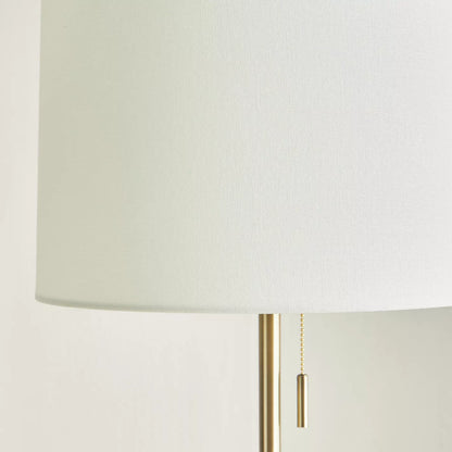 Floor Lamp - White & Gold (152 cm)