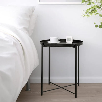 Black Nightstand Table