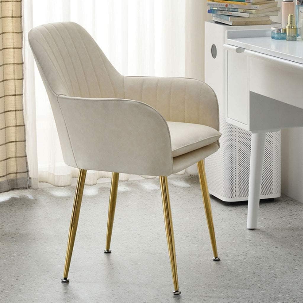 Dining Chair - Beige & Gold