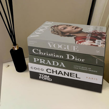 5-Piece Decorative Fake Books – Luxury Modern Design