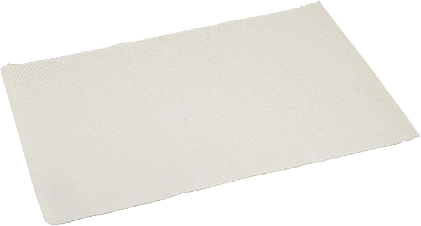 Cotton Ribbed Placemat – Beige (45x30 cm)