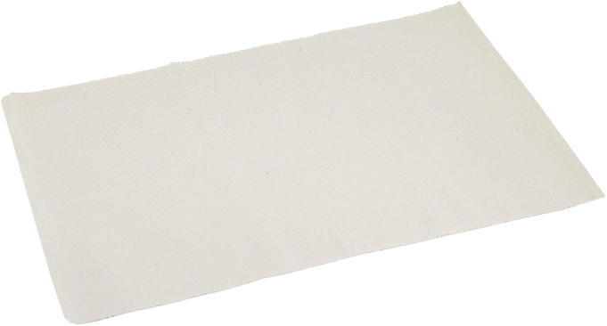 Cotton Ribbed Placemat – Beige (45x30 cm)