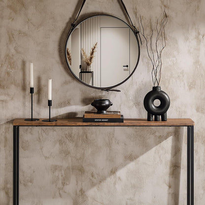 Wooden Finish Console Table (120 cm)