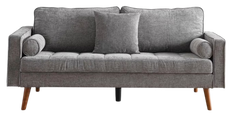 Modern 3-Seater Sofa – Dark Grey