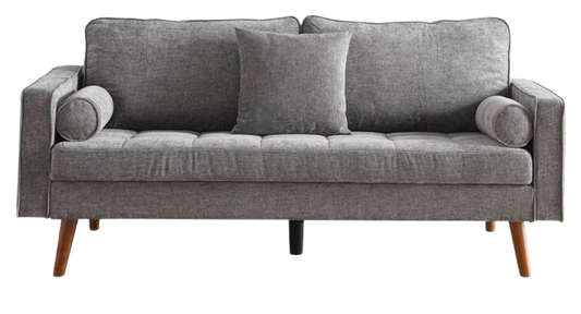 Modern 3-Seater Sofa – Dark Grey