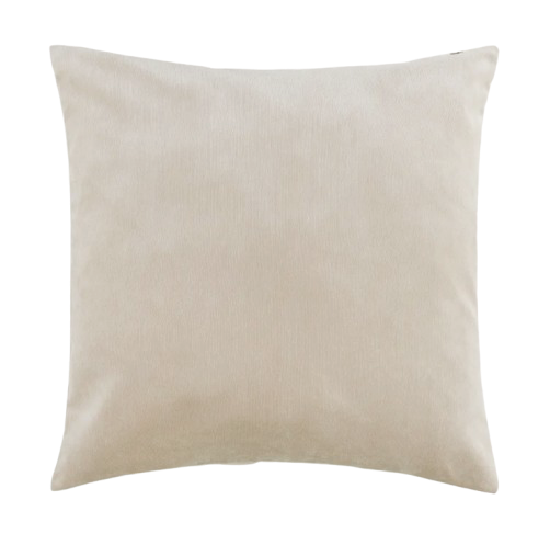 Filled Beige Cushion (40x40 cm)