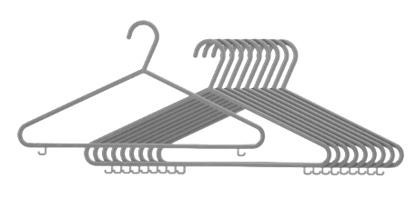 Clothes Hangers – 10 pcs Set