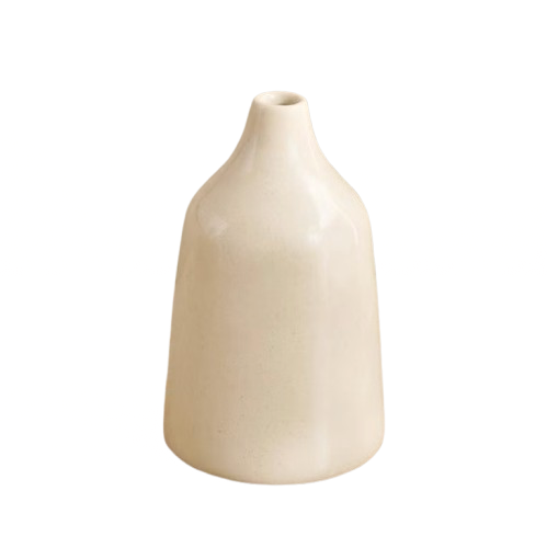 White Ceramic Vase – Narrow Neck