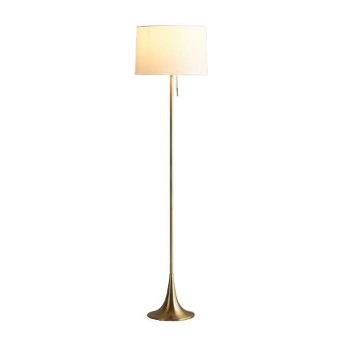Floor Lamp - White & Gold (152 cm)