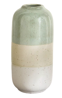 Ceramic Decorative Vase – Pastel Green Finish (23 cm)