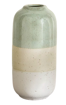 Ceramic Decorative Vase – Pastel Green Finish (23 cm)