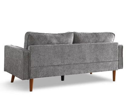 Modern 3-Seater Sofa – Dark Grey