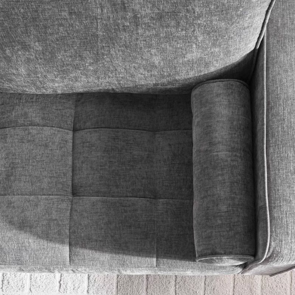 Modern Armchair - Dark Grey