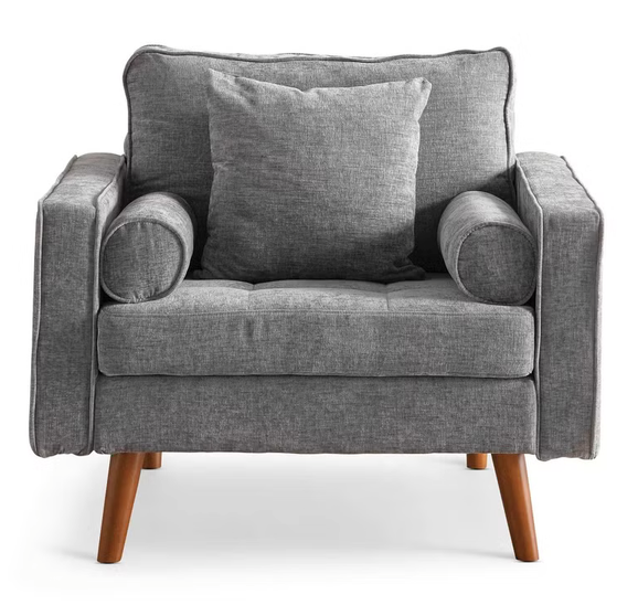 Modern Armchair - Dark Grey