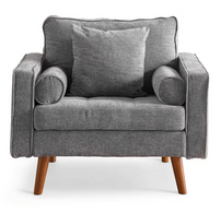 Modern Armchair - Dark Grey