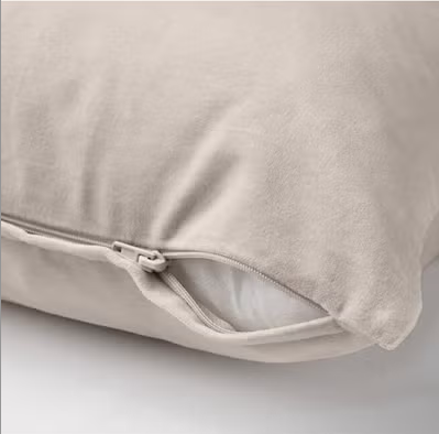 Filled Beige Cushion (40x40 cm)