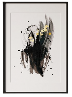 ARTWALL WITH BLACK FRAME (Design 12)