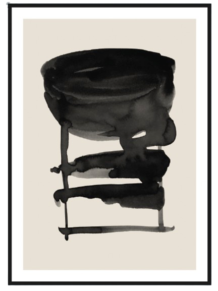 ARTWALL WITH BLACK FRAME (Design 14)