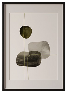 ARTWALL WITH BLACK FRAME (Design 8)
