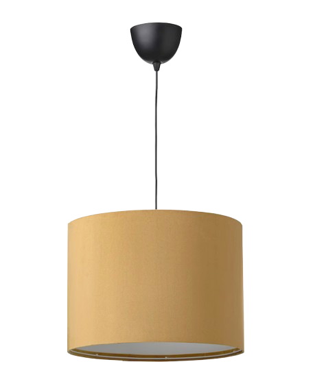 YELLOW CEILING LAMP (BULB E27)