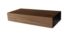 Coffee Table with Storage - Dark Brown