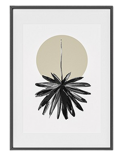 ARTWALL WITH BLACK FRAME (Design 5)