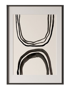 ARTWALL WITH BLACK FRAME (Design 1)