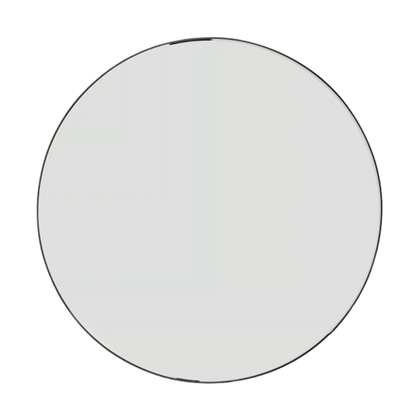 Round Wall Mirror – Black Frame