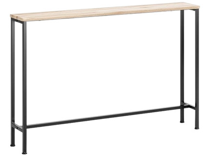 Slim Console Table – Black and Beige (120 cm)