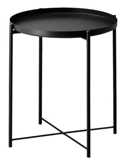 Black Nightstand Table