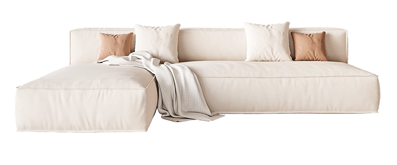 SOFA L-SHAPE - BEIGE