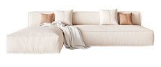 SOFA L-SHAPE - BEIGE