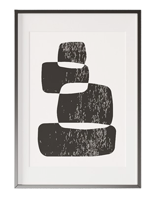 ARTWALL WITH BLACK FRAME (Design 4)