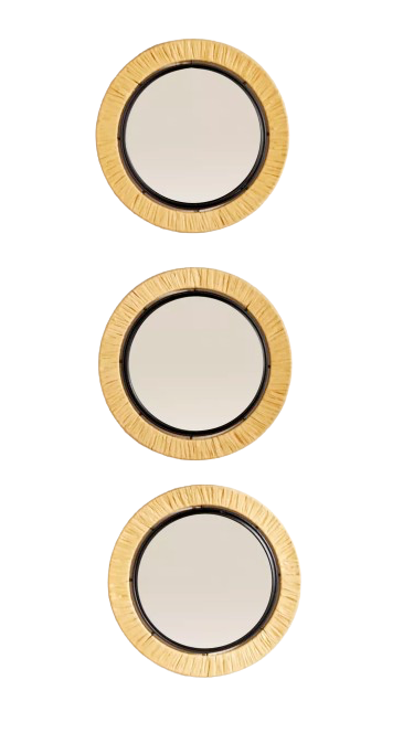 WALL MIRROR (SET OF 3-PIECES)