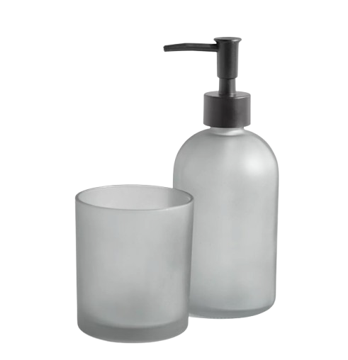 SOAP DISPENSER + TOOTHBRUSH HOLDER