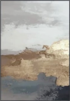 MODERN ARTWALL WITH BLACK FRAME (Design 1)