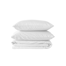 White Bedsheet Cover Set (3 pcs)