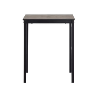 2-Seater Square  Dining Table – Black (60x60 cm)