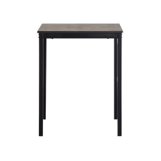 2-Seater Square  Dining Table – Black (60x60 cm)
