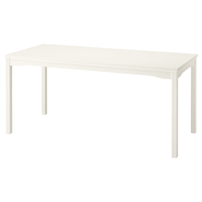 6-Seater Dining Table - White (168x74 cm)