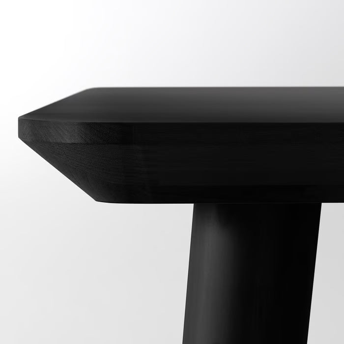 6-Seater Rectangular Dining Table – Black (220x78 cm)