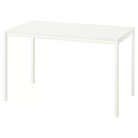 4-Seater Dining Table –  White (120x75 cm)
